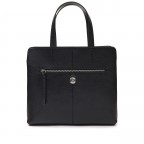 Handtasche Riva Pil, Farbe: schwarz, braun, Marke: Adax, Abmessungen in cm: 30x25x10, Bild 3 von 4
