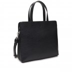 Handtasche Riva Pil, Farbe: schwarz, braun, Marke: Adax, Abmessungen in cm: 30x25x10, Bild 2 von 4