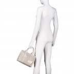 Handtasche Elefante, Farbe: beige, Marke: Hausfelder Manufaktur, Abmessungen in cm: 25x19x12, Bild 4 von 7