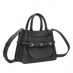 Handtasche Cavallo M, Farbe: schwarz, braun, Marke: AIGNER, Abmessungen in cm: 25x19x8.5, Bild 3 von 7
