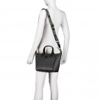 Handtasche Follie Travel 4G-Logo, Farbe: anthrazit, braun, Marke: Guess, Abmessungen in cm: 23x23x14, Bild 5 von 6