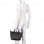 Handtasche Follie Travel 4G-Logo Coal, Farbe: anthrazit, Marke: Guess, EAN: 0198659032487, Abmessungen in cm: 23x23x14, Bild 4 von 7