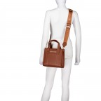 Handtasche Aury Relove Recycle, Farbe: cognac, beige, Marke: Valentino Bags, Abmessungen in cm: 25x22x9, Bild 6 von 7