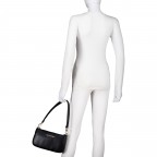 Umhängetasche Clio Relove Recycle, Farbe: schwarz, beige, Marke: Valentino Bags, Abmessungen in cm: 26x14x5, Bild 4 von 8