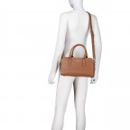 Handtasche Zero Relove Recycle, Farbe: schwarz, cognac, Marke: Valentino Bags, Abmessungen in cm: 29.5x17x11, Bild 6 von 8