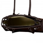 Shopper Velours, Farbe: grau, braun, taupe/khaki, grün/oliv, rot/weinrot, beige, Marke: Hausfelder Manufaktur, Abmessungen in cm: 32x16.5x11.5, Bild 7 von 7