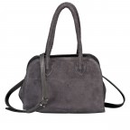 Tasche Velours, Farbe: grau, braun, taupe/khaki, grün/oliv, rot/weinrot, Marke: Hausfelder Manufaktur, Abmessungen in cm: 26.5x18.5x17, Bild 1 von 8