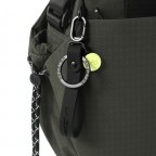 Tasche String Tomoko, Farbe: schwarz, grün/oliv, weiß, Marke: Hedgren, Abmessungen in cm: 27x24.5x12.5, Bild 9 von 10