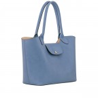 Shopper Epure, Farbe: grau, blau/petrol, Marke: Longchamp, Abmessungen in cm: 30x24x14, Bild 2 von 5