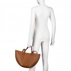 Shopper Cosmo M Tekla Black Nickel, Farbe: schwarz, Marke: Abro, EAN: 4067278855738, Abmessungen in cm: 46x22x15, Bild 6 von 8