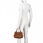 Tasche Jill Handbag Dalia Black Gold, Farbe: schwarz, Marke: Abro, EAN: 4067278849584, Abmessungen in cm: 24x18x8, Bild 5 von 8