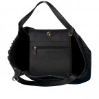 Handtasche Medea mit herausnehmbarer Tasche, Farbe: schwarz, weiß, Marke: Valentino Bags, Abmessungen in cm: 25x20x11.5, Bild 7 von 7