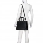 Shopper Cormorano Aline, Farbe: schwarz, blau/petrol, cognac, Marke: Adax, Abmessungen in cm: 36x26x14, Bild 5 von 7