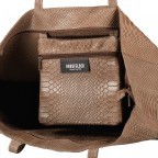 Shopper Snake Hellbraun, Farbe: braun, Marke: Hausfelder Manufaktur, EAN: 4065646004009, Abmessungen in cm: 38x31.5x12, Bild 5 von 5