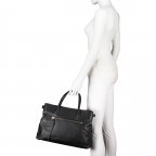 Handtasche Adria Linna Big Blue, Farbe: blau/petrol, Marke: Abro, EAN: 4061724493871, Abmessungen in cm: 39.5x30x16, Bild 4 von 9