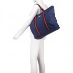 Shopper Stan Navy, Farbe: blau/petrol, Marke: Blackbeat, EAN: 8720289384609, Abmessungen in cm: 40x37x20, Bild 4 von 5