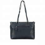 Shopper Como M7, Farbe: schwarz, blau/petrol, rot/weinrot, Marke: Flanigan, Abmessungen in cm: 33x23x12, Bild 3 von 5