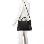 Handtasche Eco-friendly Pear Nero, Farbe: schwarz, Marke: Valentino Bags, EAN: 8058043515762, Abmessungen in cm: 35.5x27x15, Bild 7 von 11
