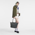 Shopper Le Pliage Green Shopper L, Farbe: schwarz, anthrazit, blau/petrol, braun, cognac, taupe/khaki, grün/oliv, rot/weinrot, flieder/lila, rosa/pink, orange, gelb, Marke: Longchamp, Abmessungen in cm: 31x30x19, Bild 4 von 6