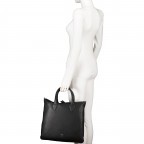Handtasche Zita Shopper M Black, Farbe: schwarz, Marke: AIGNER, EAN: 4055539419317, Abmessungen in cm: 36x34x7, Bild 3 von 6
