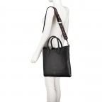 Handtasche Zita Shopper M Black, Farbe: schwarz, Marke: AIGNER, EAN: 4055539419317, Abmessungen in cm: 36x34x7, Bild 4 von 6