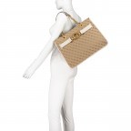 Handtasche Aileen Ivory, Farbe: beige, Marke: Guess, EAN: 7620207945046, Abmessungen in cm: 40x30x12, Bild 4 von 5