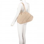 Shopper Soft Volume Hedi Grainy Leather Light Beige, Farbe: beige, Marke: Les Visionnaires, EAN: 4260711672446, Bild 5 von 7