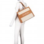 Shopper Salford Natural White, Farbe: weiß, Marke: Guess, EAN: 0190231662716, Abmessungen in cm: 40x31x14, Bild 4 von 5