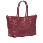 Shopper Waxy Kroko Chelsea M Peony, Farbe: rot/weinrot, Marke: Liebeskind Berlin, EAN: 4064657035026, Abmessungen in cm: 36x28x15, Bild 2 von 7