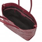 Shopper Waxy Kroko Chelsea M Peony, Farbe: rot/weinrot, Marke: Liebeskind Berlin, EAN: 4064657035026, Abmessungen in cm: 36x28x15, Bild 6 von 7