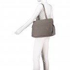 Shopper Nappa Beige, Farbe: beige, Marke: Hausfelder Manufaktur, EAN: 4065646007581, Abmessungen in cm: 36x28x13, Bild 4 von 5