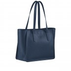 Shopper Le Foulonné 021-10141 Dunkelblau, Farbe: blau/petrol, Marke: Longchamp, EAN: 3597922211258, Abmessungen in cm: 33.5x26x13.5, Bild 2 von 5