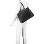Shopper Swim Relove Recycle Nero, Farbe: schwarz, Marke: Valentino Bags, EAN: 8058043878188, Abmessungen in cm: 38x27x13, Bild 4 von 7