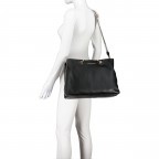 Shopper Swim Relove Recycle Nero, Farbe: schwarz, Marke: Valentino Bags, EAN: 8058043878188, Abmessungen in cm: 38x27x13, Bild 6 von 7