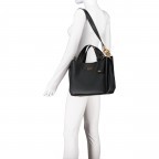 Handtasche Girlfriend L Black, Farbe: schwarz, Marke: Guess, EAN: 0190231671473, Abmessungen in cm: 30x26x11, Bild 5 von 6