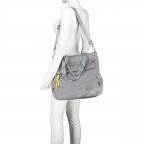 Handtasche Marry 18013, Farbe: schwarz, grau, blau/petrol, beige, Marke: Suri Frey, Abmessungen in cm: 33x34x12, Bild 4 von 7