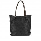 Bag Shopper Bag in Bag, Farbe: schwarz, blau/petrol, taupe/khaki, Marke: Flanigan, Abmessungen in cm: 33x34.5x10, Bild 3 von 10