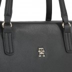 Shopper Poppy Plus Tote Bag, Farbe: schwarz, blau/petrol, beige, Marke: Tommy Hilfiger, Abmessungen in cm: 45x31.5x14, Bild 4 von 4