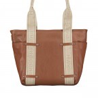 Shopper Just-Pure Gina JP-12127, Farbe: anthrazit, grau, blau/petrol, cognac, Marke: Harbour 2nd, Abmessungen in cm: 42x30x12, Bild 3 von 5