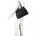Shopper Brixton, Farbe: schwarz, beige, Marke: Valentino Bags, Abmessungen in cm: 37x25.5x15, Bild 4 von 5