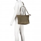 Shopper Collana Tessuto Helena LHZ1, Farbe: schwarz, blau/petrol, grün/oliv, beige, Marke: Joop!, Abmessungen in cm: 30x27x14, Bild 6 von 8