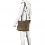 Shopper Collana Tessuto Helena LHZ1, Farbe: schwarz, blau/petrol, grün/oliv, beige, Marke: Joop!, Abmessungen in cm: 30x27x14, Bild 5 von 8