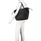 Shopper Pretty Wonder M variabel in der Form, Farbe: schwarz, cognac, beige, Marke: Hey Marly, Abmessungen in cm: 50x31x10, Bild 5 von 6