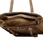 Shopper Orlina, Farbe: anthrazit, cognac, Marke: Guess, Abmessungen in cm: 33.5x26.5x9, Bild 5 von 5