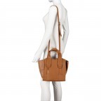 Handtasche mit herausnehmbarer Tasche, Marke: Hausfelder Manufaktur, Abmessungen in cm: 26x26x12, Bild 5 von 8
