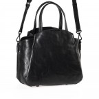 Handtasche Grandma's Luxury Club Mrs. Chiffon Pie, Farbe: schwarz, grau, blau/petrol, cognac, beige, Marke: Aunts & Uncles, Abmessungen in cm: 33x25x12.5, Bild 3 von 11