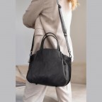 Handtasche Grandma's Luxury Club Mrs. Chiffon Pie, Farbe: schwarz, grau, blau/petrol, cognac, beige, Marke: Aunts & Uncles, Abmessungen in cm: 33x25x12.5, Bild 4 von 11