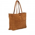 Shopper Velours, Farbe: grau, blau/petrol, braun, taupe/khaki, grün/oliv, rosa/pink, beige, Marke: Hausfelder Manufaktur, Abmessungen in cm: 36x30x12, Bild 2 von 5