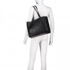 Shopper Selena Relove Recycle, Farbe: schwarz, beige, Marke: Valentino Bags, Abmessungen in cm: 34.5x26.5x13.4, Bild 4 von 6