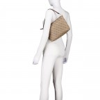 Shopper Eco Victtoria 4G-Logo mit herausnehmbarer Tasche, Farbe: anthrazit, cognac, taupe/khaki, Marke: Guess, Abmessungen in cm: 42x35x20, Bild 5 von 8